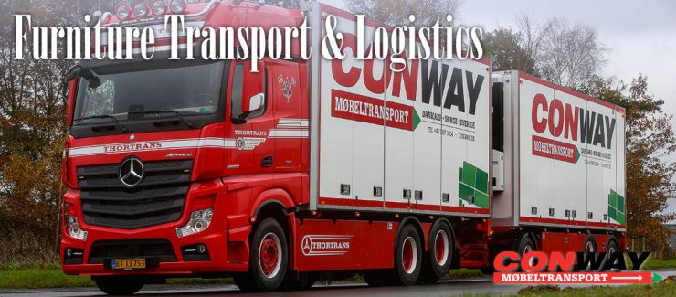 ConWay møbeltransport og logistik