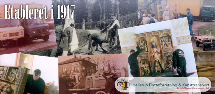Hellerup Flytteforretning og Kunsttransport Siden 1917