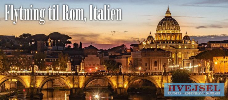 Flytning til Rom Italien - udsigt over Rom - Hvejsel
